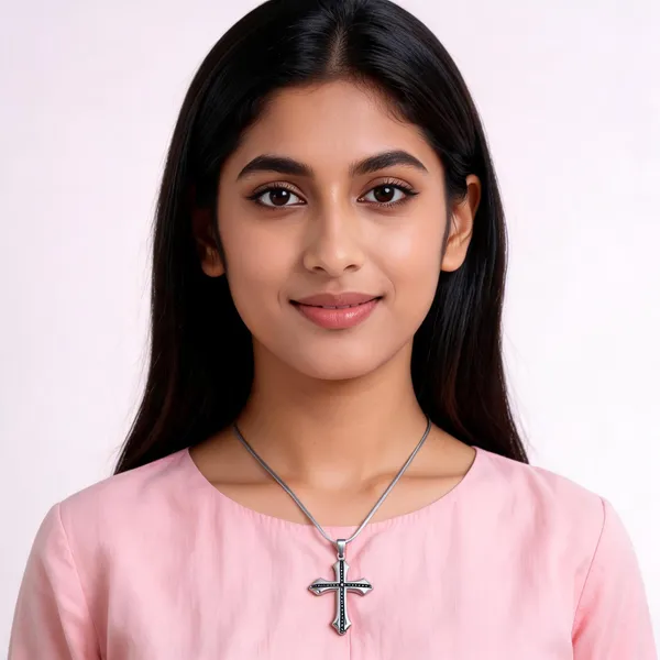 Anti_Tarnish_Stainless_Steel_Cross_Pendant_Necklace_For_Women_Silver_Tone_Gothic_Cross_With_Oxidised_Black_Detail_And_Snake_Chain