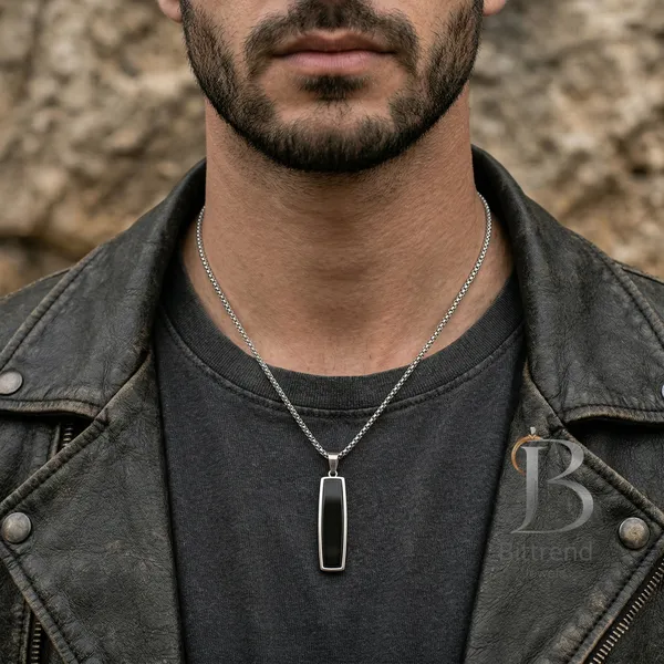 Stainless_Steel_Black_Onyx_Stone_Sleek_Bar_Pendant_With_Chain_For_Men_Anti_Tarnish_Necklace