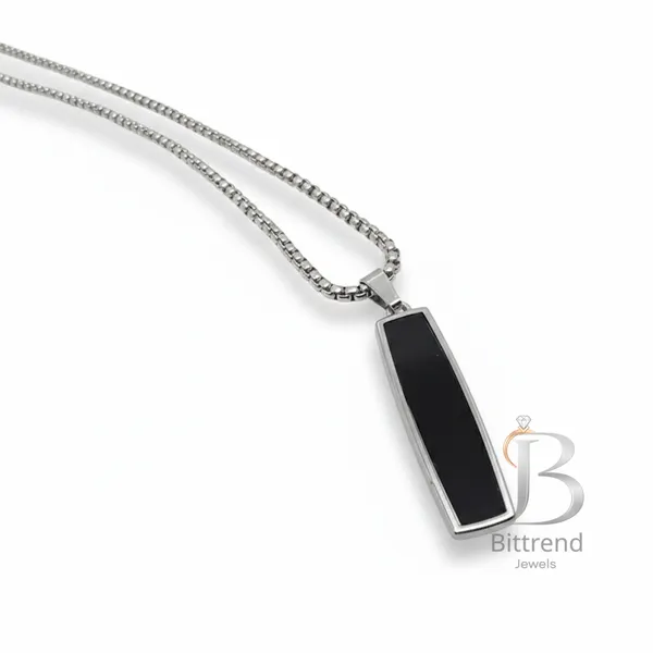 Stainless_Steel_Black_Onyx_Stone_Sleek_Bar_Pendant_With_Chain_For_Men_Anti_Tarnish_Necklace