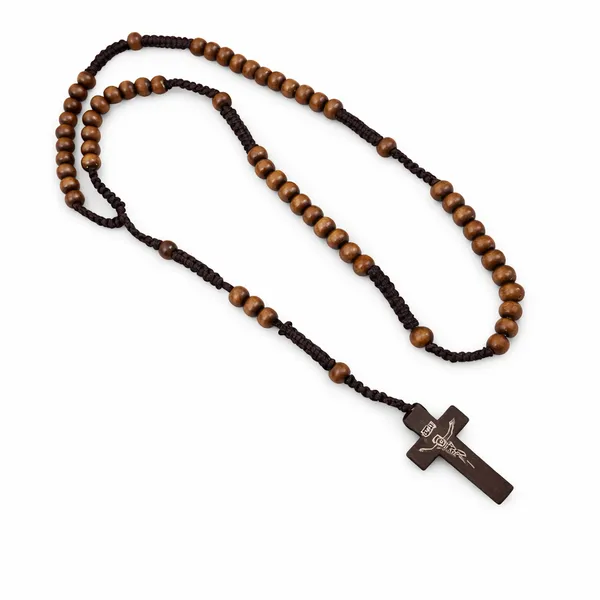Handmade_Ebony_Dark_Wood_Rosary_Bead_Necklace_With_Cross_Unisex