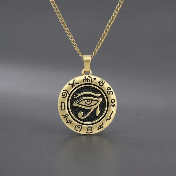Eye_Of_Horus_Pendant_Necklace_For_Men_Boys_Ancient_Protection_Symbol_Gold_Tone_Stainless_Steel_Chain_Jewelry