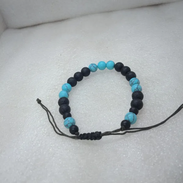 Blue_Turquoise_Lava_Stone_Adjustable_Beaded_Bracelet_For_Unisex