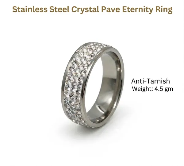 Silver_Stainless_Steel_Cubic_Zirconia_Multi_Row_Eternity_Band_Ring_For_Unisex