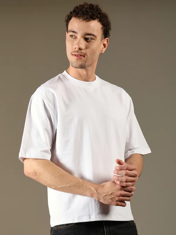 White_Cotton_T-Shirt_For_Men
