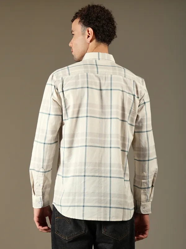 Cloud_Grid_Cotton_Shirt_For_Men