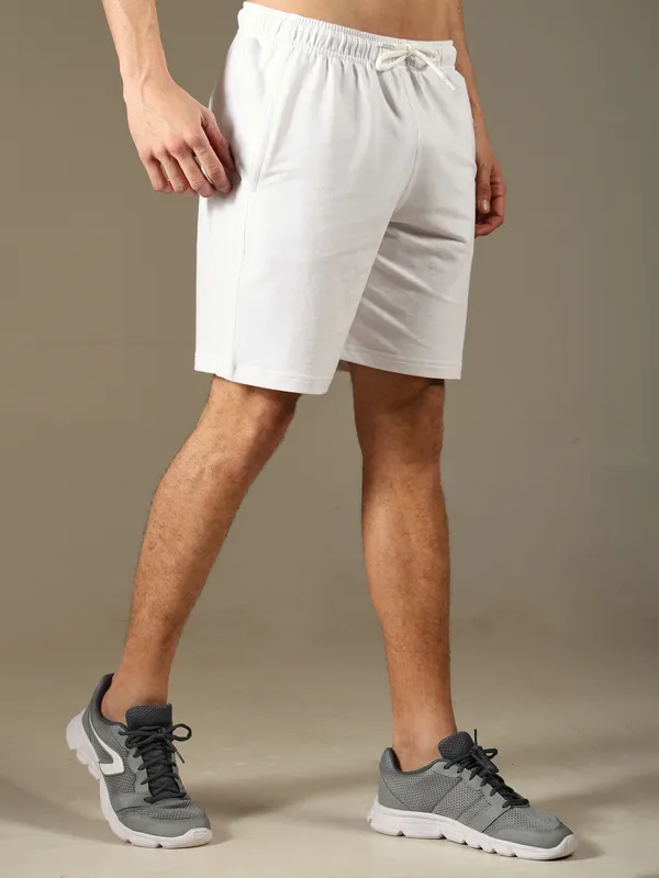 White_Cotton_Shorts_For_Men