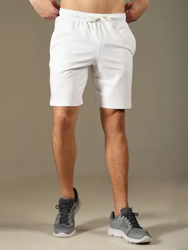 White_Cotton_Shorts_For_Men