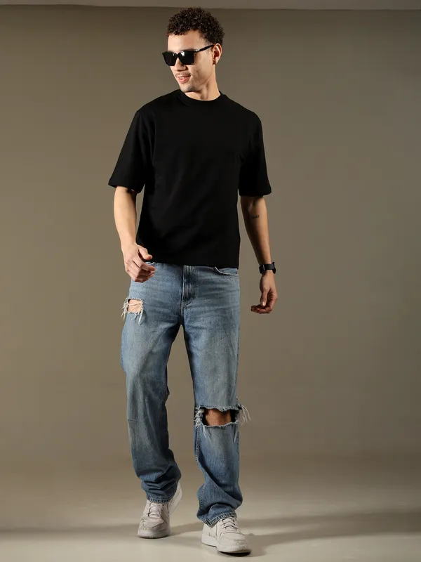 Black_Cotton_T-Shirt_For_Men