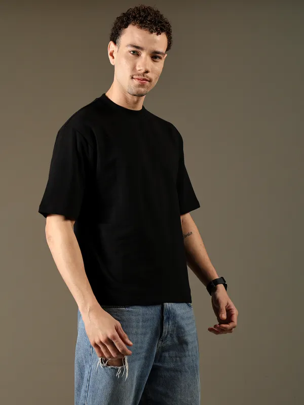 Black_Cotton_T-Shirt_For_Men