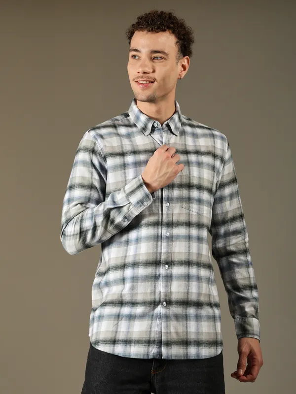 Graphite_Check_Cotton_Shirt_For_Men