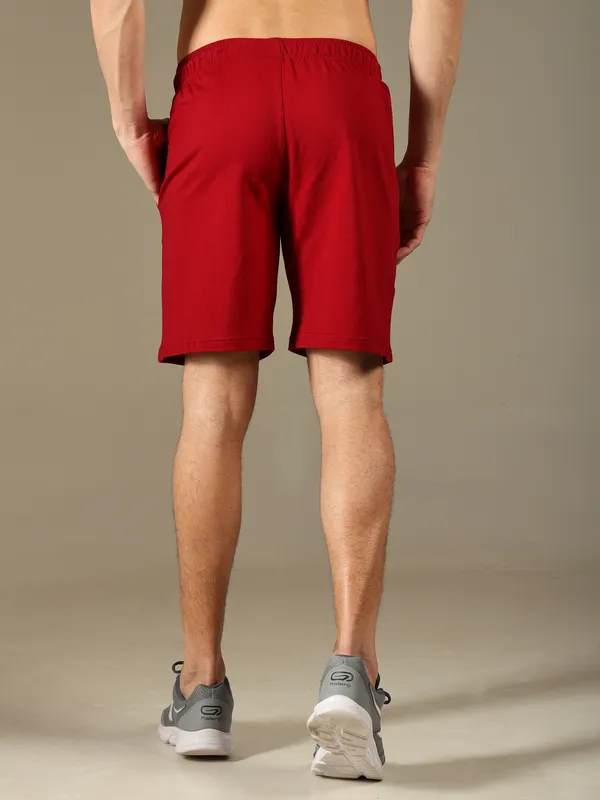 Maroon_Cotton_Shorts_For_Men