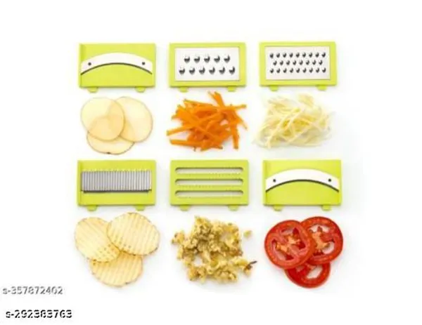 Green_6_In_1_Slicer_And_Grater_With_Safety_Holder