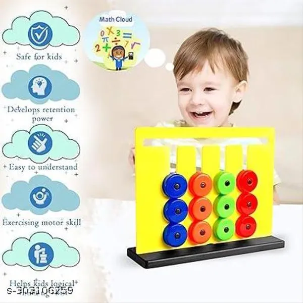 Yellow_Montessori_Slide_Puzzle_With_Stand_Brain_Boosting_Toy