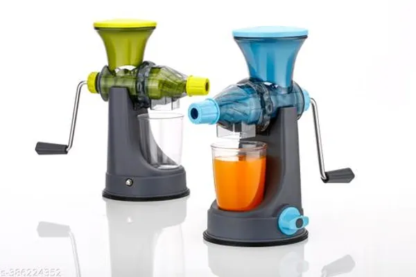 Grey_And_Green_Fruit_Juicer_Steel_Handle_Vacuum_Lock_Travel_Juicer