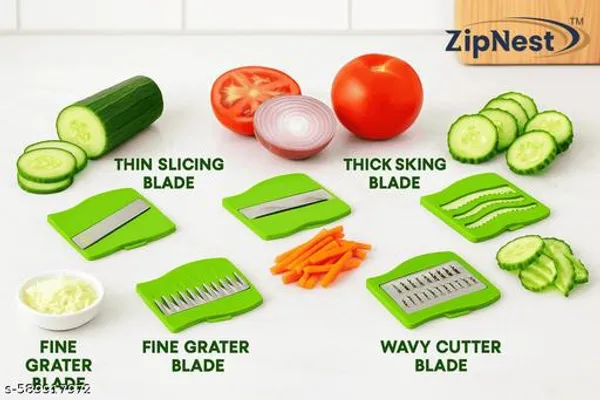 Green_Premium_6_In_1_Slicer_And_Grater_With_Safety_Holder