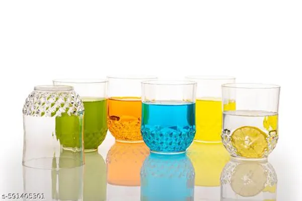 Set_6_Pcs_Transparent_Unbreakable_Plastic_Water_Glass_