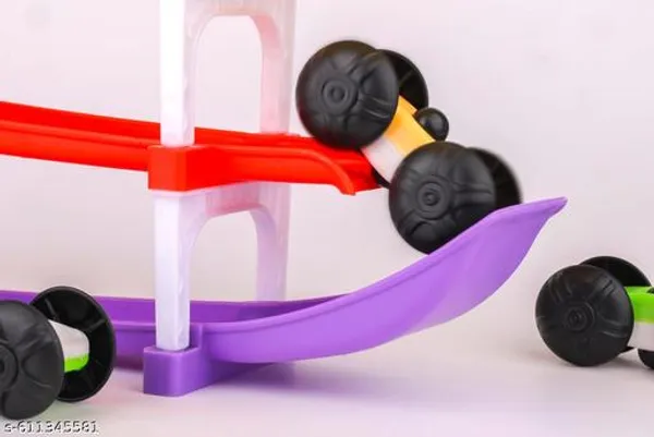 Multicolour_Racer_Ramp_Car_Toy_4_Ramps_And_4_Cars