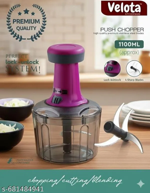 Purple_Stainless_Steel_Manual_Push_Chopper