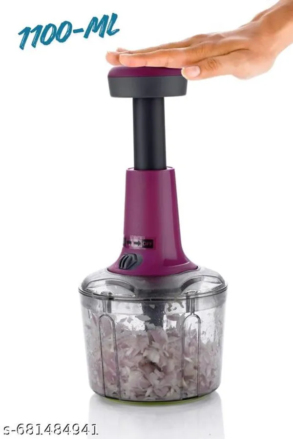 Purple_Stainless_Steel_Manual_Push_Chopper