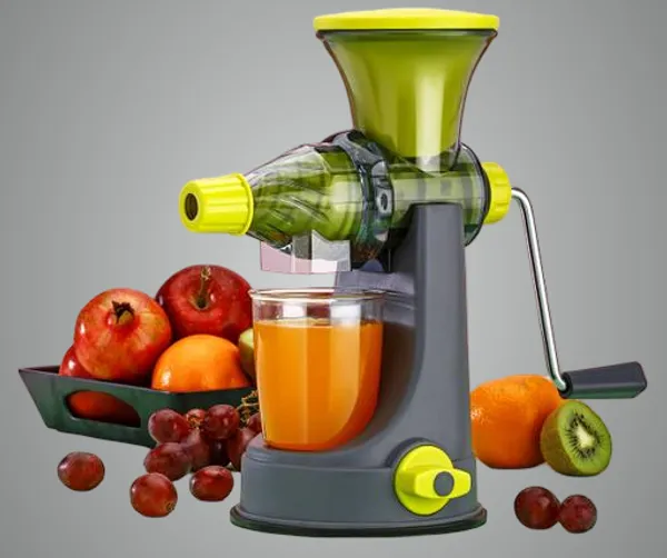Grey_And_Green_Fruit_Juicer_Steel_Handle_Vacuum_Lock_Travel_Juicer