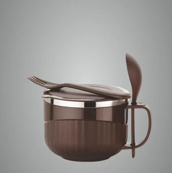 Brown_Stainless_Steel_Noodle_Bowl_With_Lid_And_Spoon_Holder