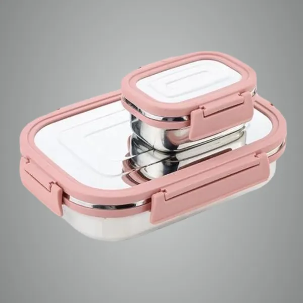 Silver_Stainless_Steel_Lunch_Box_Set_|_Airtight_Leak_Proof