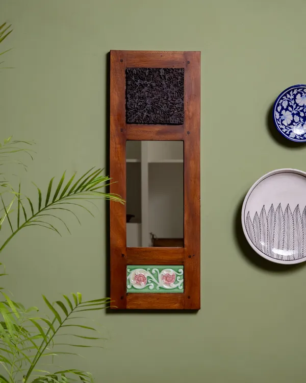 Aaina_with_Wood_&_Tile__-_Mirror_for_Home_Decor