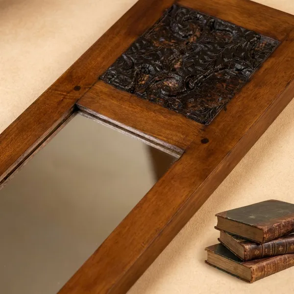Balsam_Aaina_with_Wood,_Carved_block_&_Tile__-_Mirror_for_Home_Decor