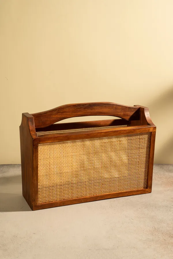 Magazine_Rack_-_Wood_And_Rattan_For_Home_Decor