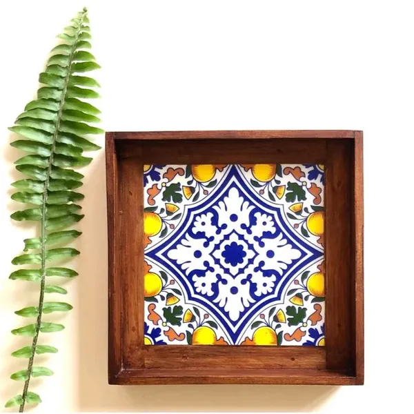 Limetta_Single_Square_Tray_-_Tile_&_Wood_Square_Trays_For_Home_Decor