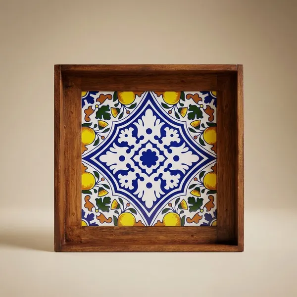 Limetta_Single_Square_Tray_-_Tile_&_Wood_Square_Trays_For_Home_Decor