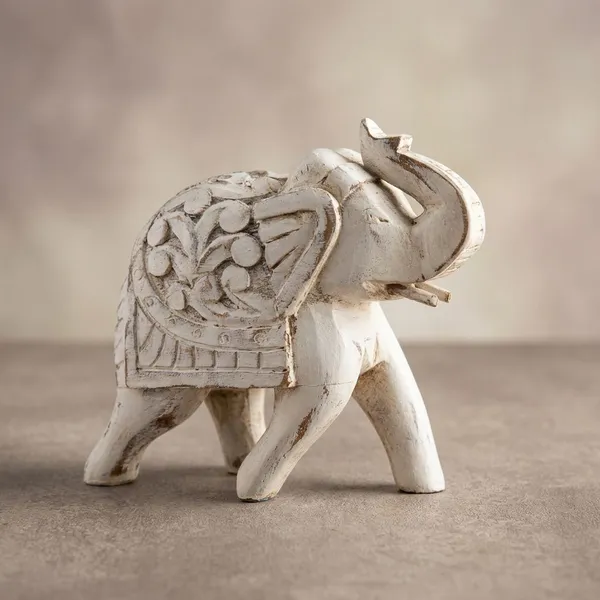 Decorative_Wooden_Elephant_-_White
