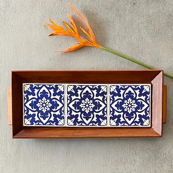 Cloverleaf_Long_Tray_(BlueTile_Long_Wooden_Trays_For_Home_Decor)