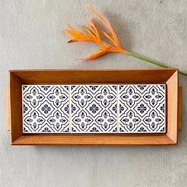 Tulip_Long_Tray_(Blue_Tile_Long_Wooden_Trays_For_Home_Decor)