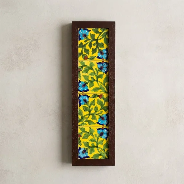 Twinspur_Wall_Frame_(Yellow_Tile_&_Wood_Wall_Frames_For_Home_Decor_)