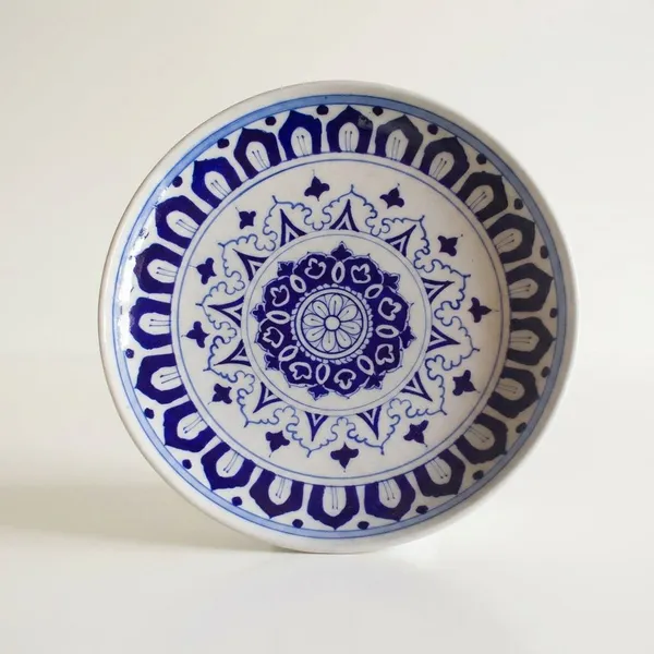 Carnival_Wall_Plate_10”_-_Blue_Pottery_Ceramic_Wall_Plates__For_Home_Decor