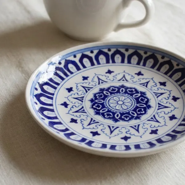 Carnival_Wall_Plate_10”_-_Blue_Pottery_Ceramic_Wall_Plates__For_Home_Decor