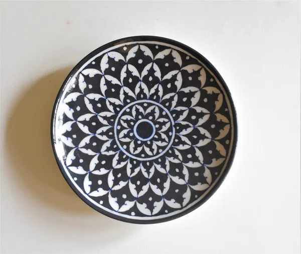 Pancy_Wall_Plate_8"_-_Blue_Pottery_Ceramic_Wall_Plate_For_Home_Decor