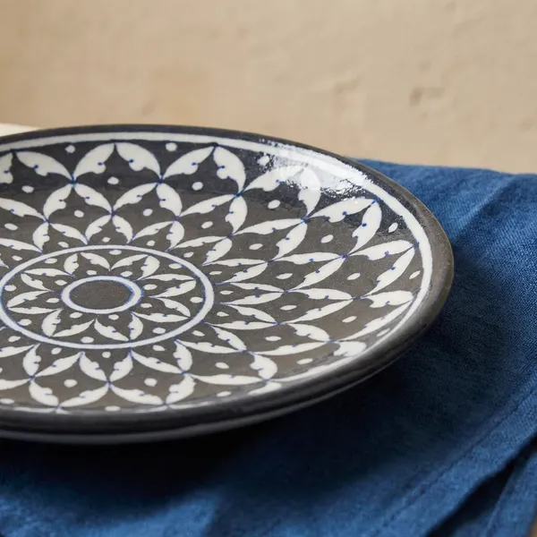 Pancy_Wall_Plate_8"_-_Blue_Pottery_Ceramic_Wall_Plate_For_Home_Decor