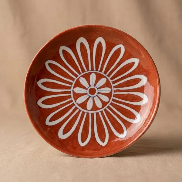 Jasmine_Wall_Plate_8"_-_Blue_Pottery_Ceramic_Wall_Plate_For_Home_Decor