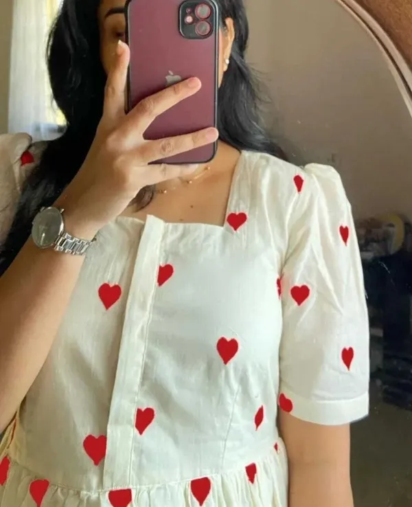 White_Viscose_Rayon_Printed_Regular_A-Line_Kurta_For_Women