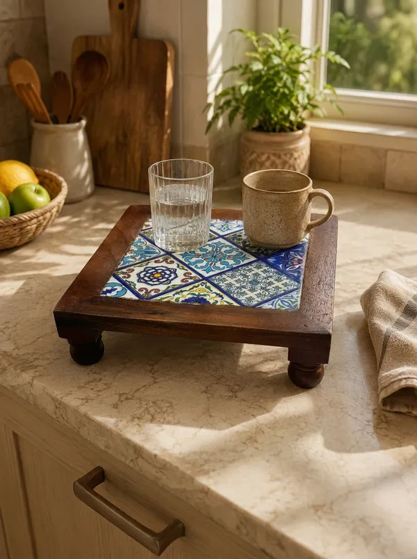 Multicolor_Premium_Aaya_Blue_Pottery_Stool_(Medium)