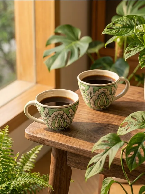 Multicolor_Premium_Verdant_Bloom_Blue_Pottery_Mug_Set_Of_2