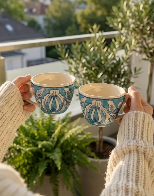 Multicolor_Premium_Neel_Vatika_Handcrafted_Blue_Pottery_Mug_Set_Of_2