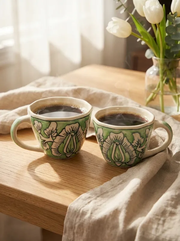 Multicolor_Premium_Verdant_Bloom_Blue_Pottery_Mug_Set_Of_2