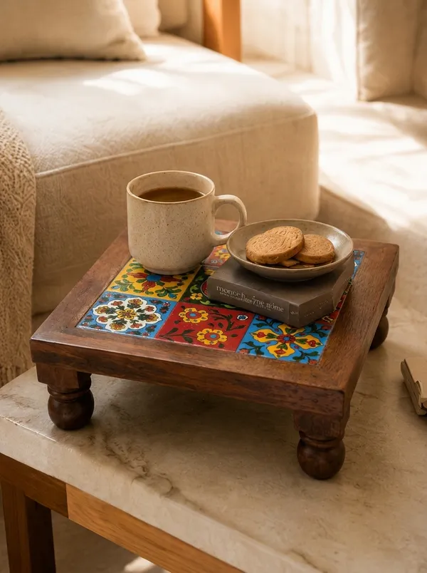 Multicolor_Premium_Vedhi_Blue_Pottery_Stool_(Medium)
