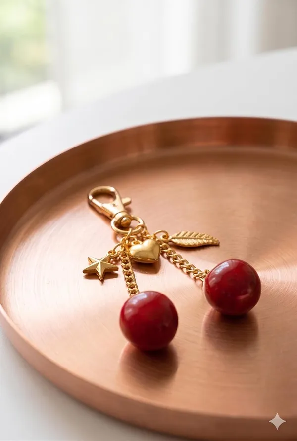 Cherry_Charm_Keychain