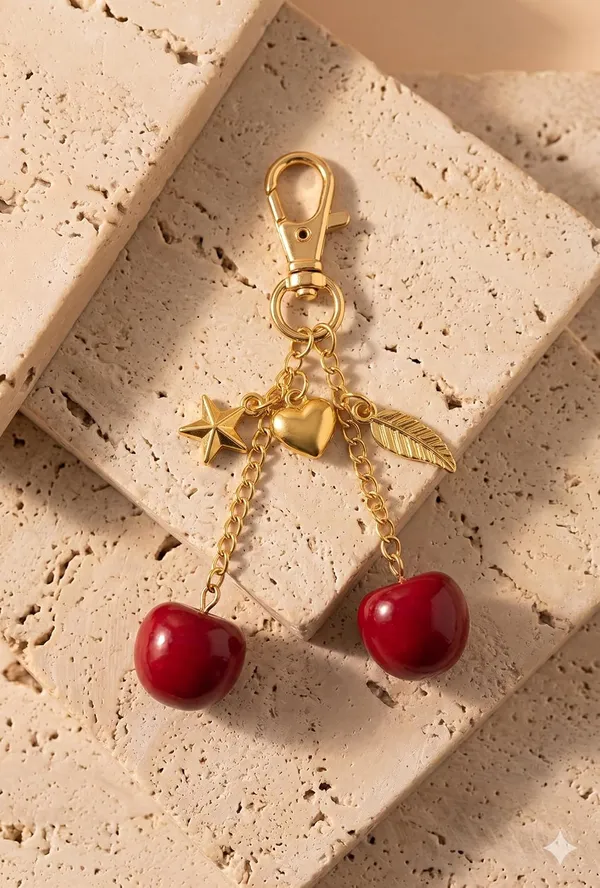 Cherry_Charm_Keychain