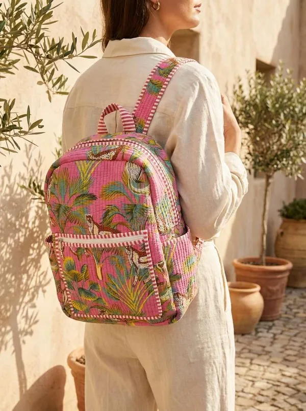Cotton_Rucksack_Backpack_For_Women