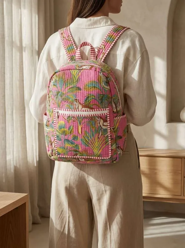 Cotton_Rucksack_Backpack_For_Women